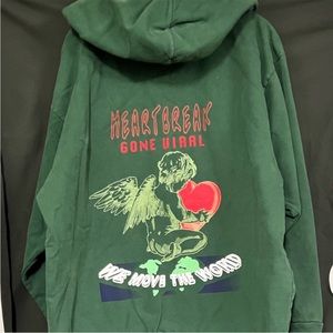 BOYS LIE- Heartbreak gone viral green hoodie